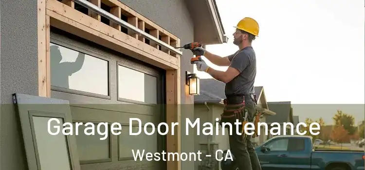 Garage Door Maintenance Westmont - CA